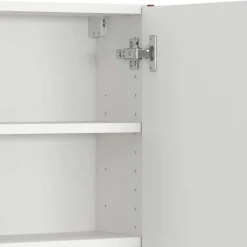 Badezimmer Hängeschrank in Dunkelrot - Exeler