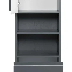 Badezimmer Hochschrank Blaxin in Anthrazit Hochglanz