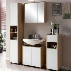 Badezimmer Hochschrank im Skandi Design - Ronya