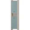 Badezimmer Hochschrank in Hellblau - Capreran