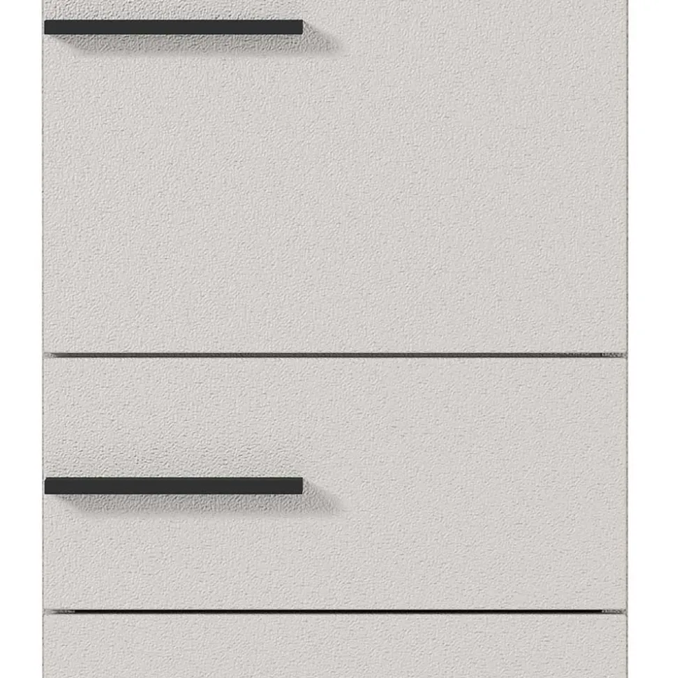 Badezimmer Hochschrank in Hellgrau - Dolida