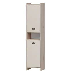 Badezimmer Hochschrank mit zwei Türen und Fach - Togban