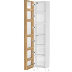 Badezimmer Hochschrank mit Spiegeltür - Nadals