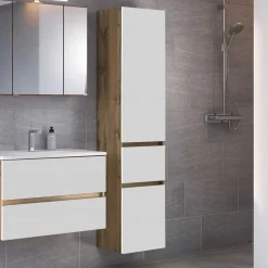 Badezimmer Hochschrank zum Stellen oder Hängen - Maklesa