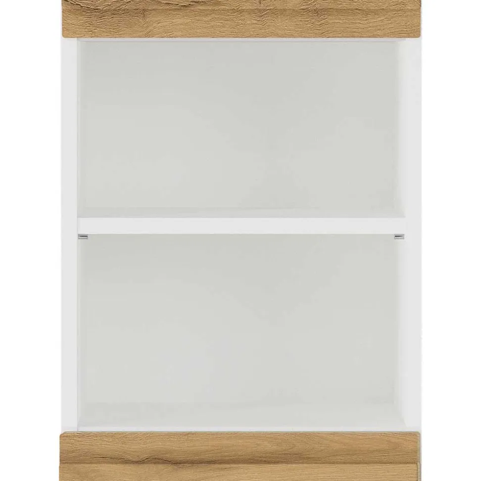 Badezimmer Hochschrank zweifarbig - Aspariavo