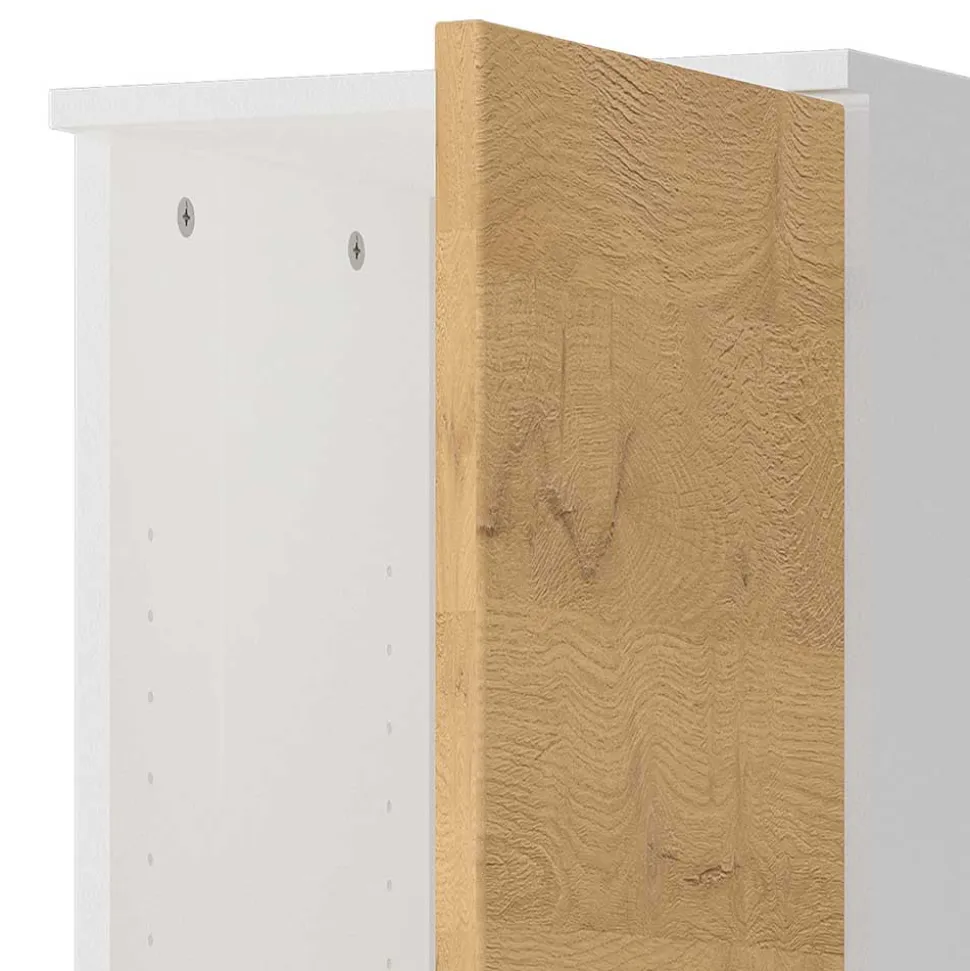 Badezimmer Hochschrank zweifarbig - Aspariavo