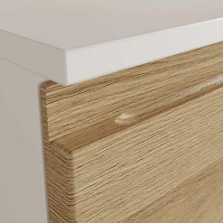 Badezimmer Hochschrank zweifarbig - Aspariavo