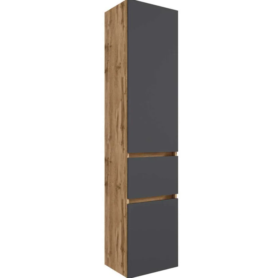 Badezimmer Kombination als Möbelset - Athrin (vierteilig)