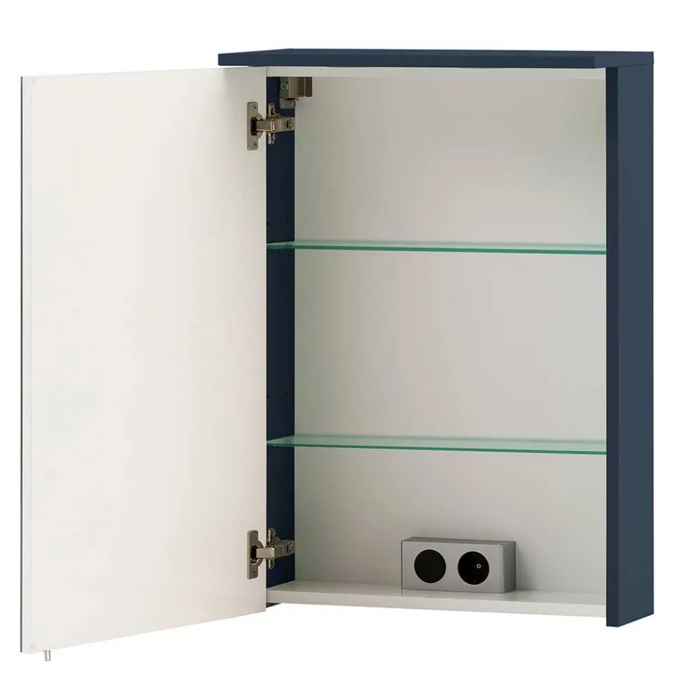 Badezimmer Möbelkombi in Dunkelblau - Canyon (dreiteilig)