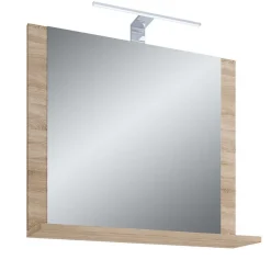 Badezimmer Möbelset in Holzoptik - Caleena (dreiteilig)