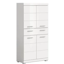 Badezimmer Midischrank in Weiß - Henriette