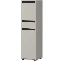 Badezimmer Midischrank in Grau - Ancela