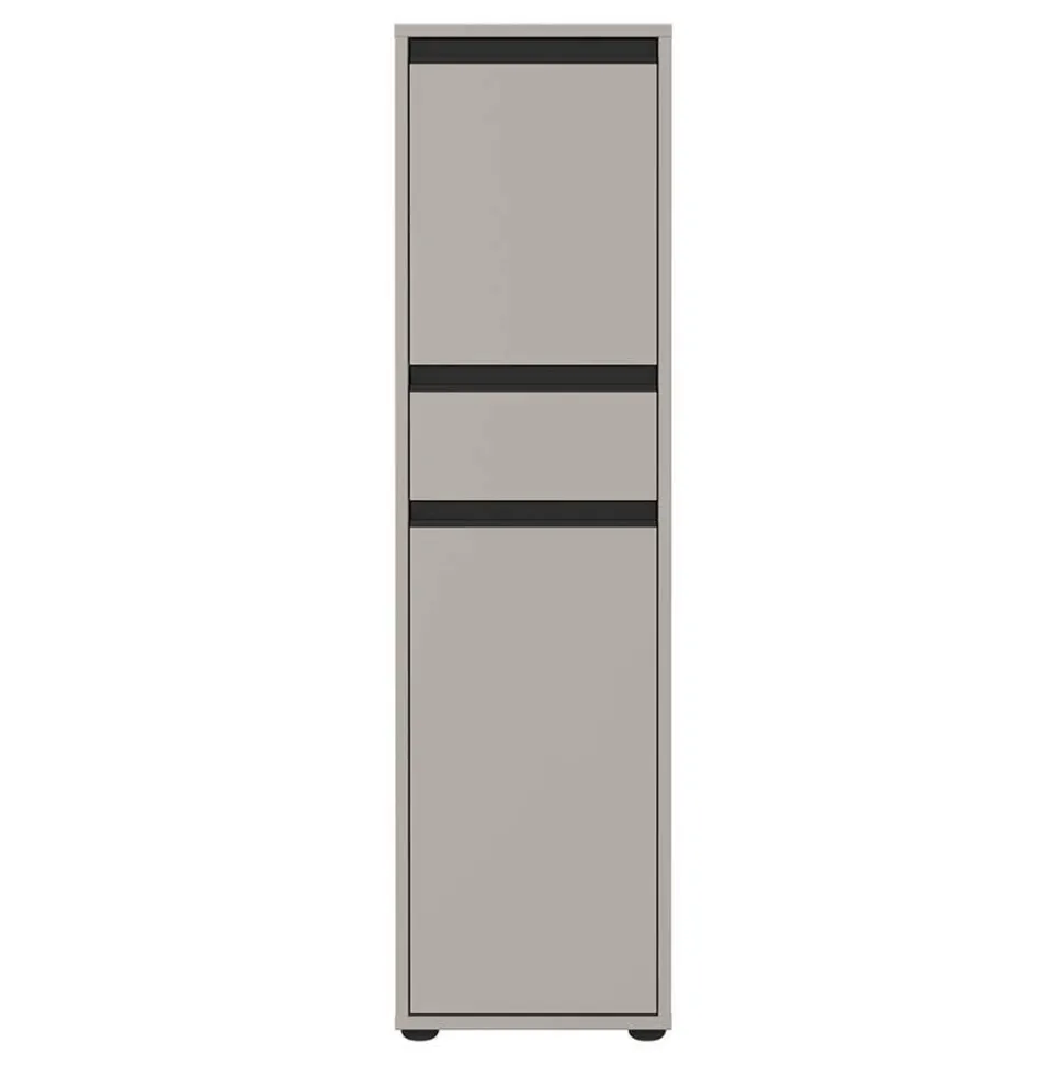 Badezimmer Midischrank in Grau - Ancela