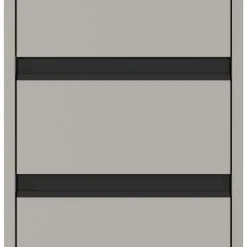 Badezimmer Midischrank in Grau - Ancela