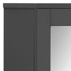 Badezimmer Spiegelschrank 1-türig & Schublade & Fächer - Zenca