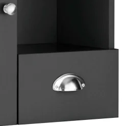 Badezimmer Spiegelschrank 1-türig & Schublade & Fächer - Zenca