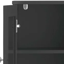 Badezimmer Spiegelschrank 1-türig & Schublade & Fächer - Zenca