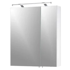 Badezimmer Spiegelschrank mit zwei Türen & LED - Bagaci