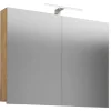 Badezimmer Spiegelschrank in Wildeiche Honig NB - Karin