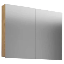 Badezimmer Spiegelschrank in Wildeiche Honig NB - Karin