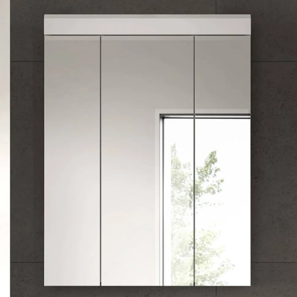 Badezimmer Spiegelschrank in Weiß - Henriette