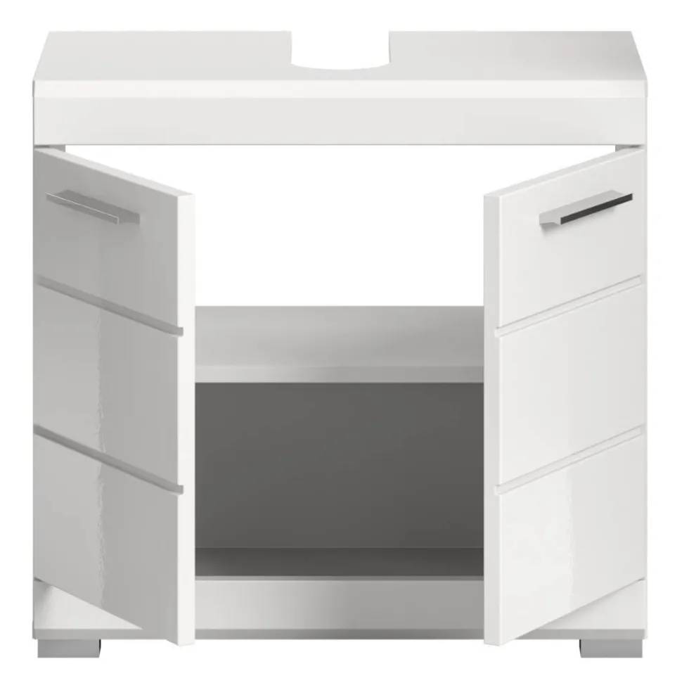Badezimmer Unterbeckenschrank in Weiß - Henriette