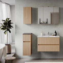 Badezimmer Unterschrank in Eiche Hell - Leitha