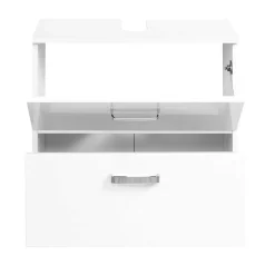 Badezimmer Waschbeckenschrank Sagunis in Weiß