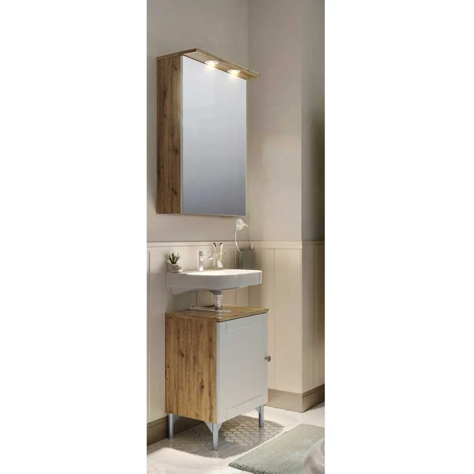 Badezimmer Waschplatz Set Landhaus - Traciana (zweiteilig)