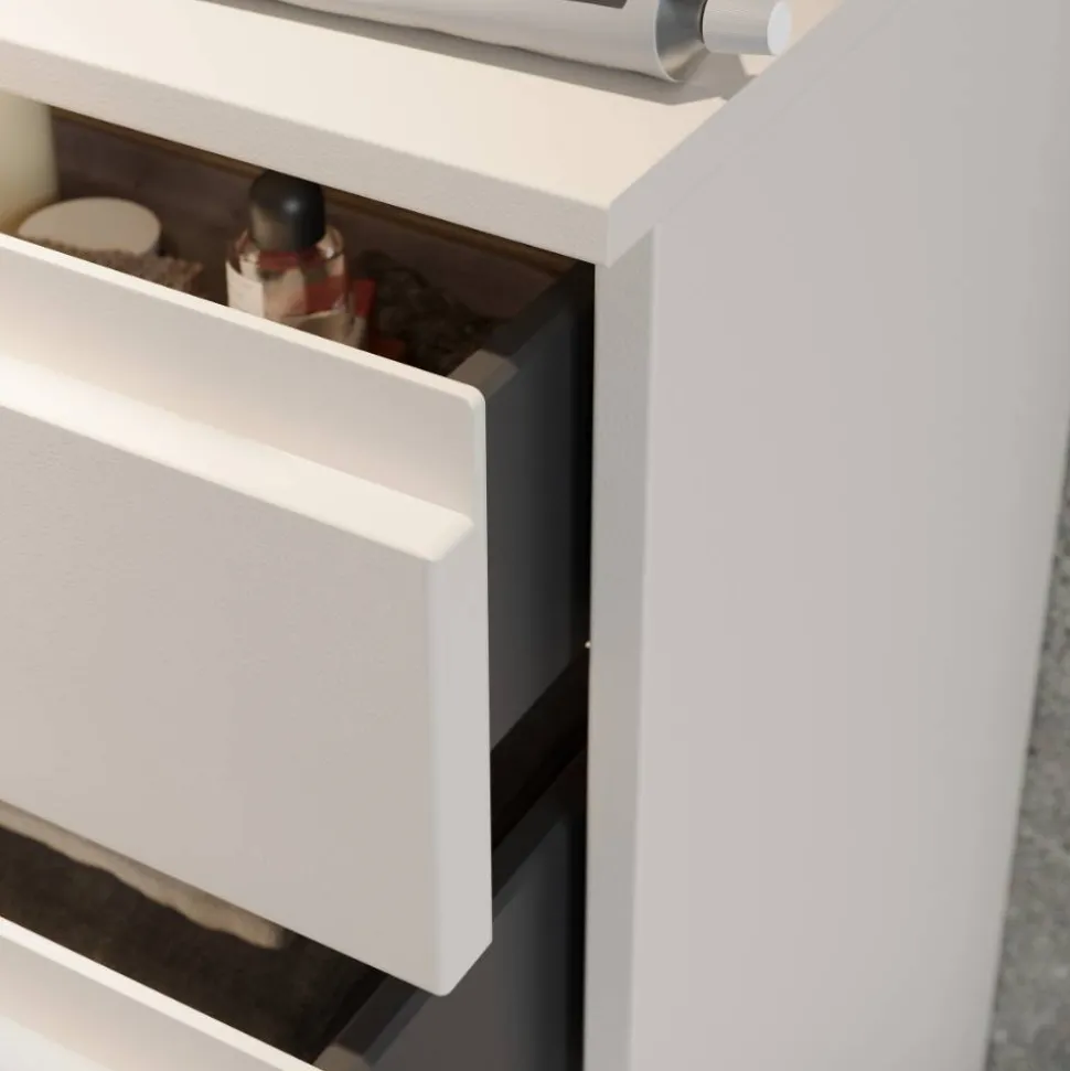 Badezimmer-Kommode in Hellgrau - Dadra