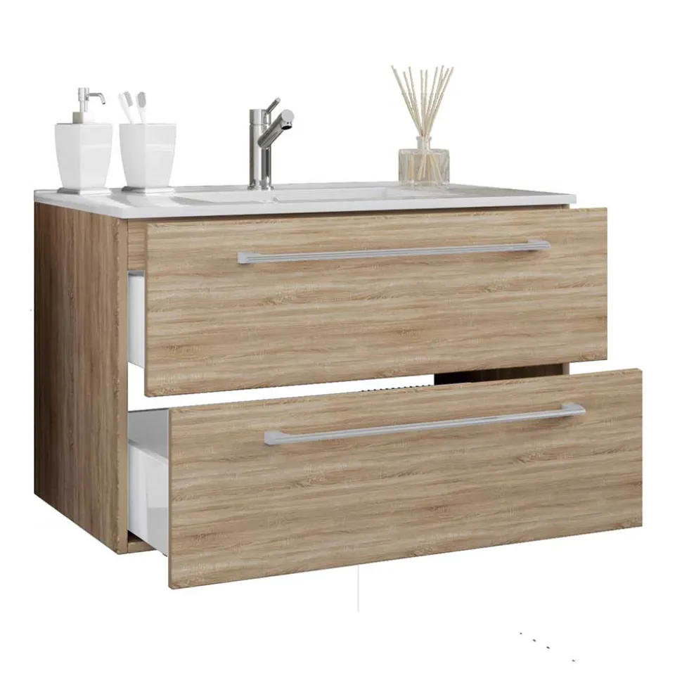 Badezimmermöbel hängend - Caleena (dreiteilig)