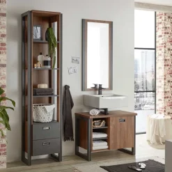 Badezimmermöbel im Industry und Loft Stil - Forawas (dreiteilig)