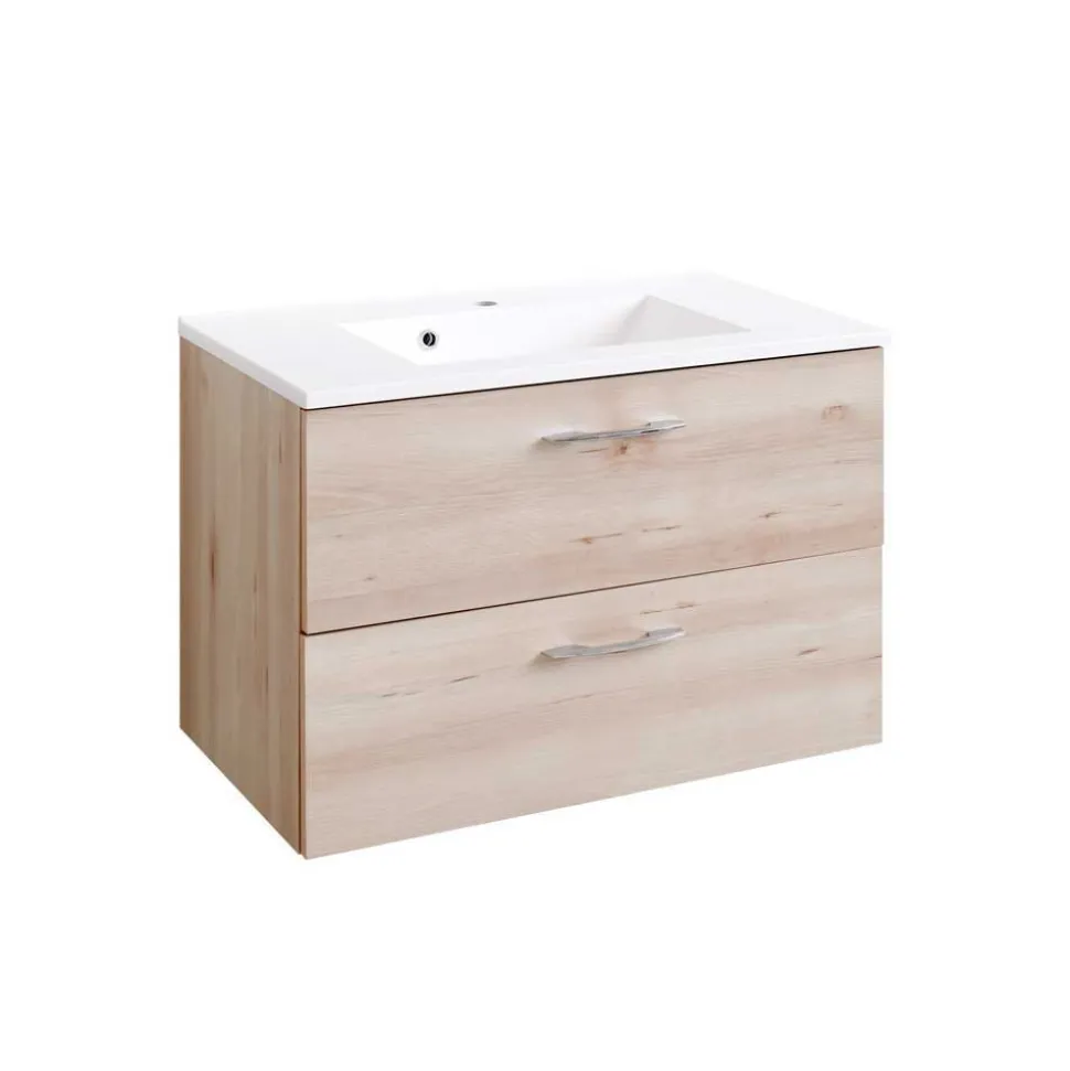 Badezimmermöbel in Buche - Mabeca (vierteilig)