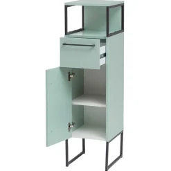 Badezimmermöbel Kombi in Mint mit Anthrazit - Esdrus (dreiteilig)