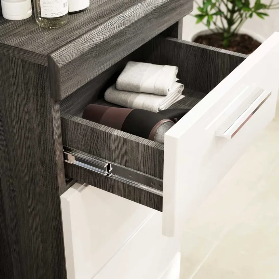 Badezimmermöbel Kombination modern - Nancys (vierteilig)