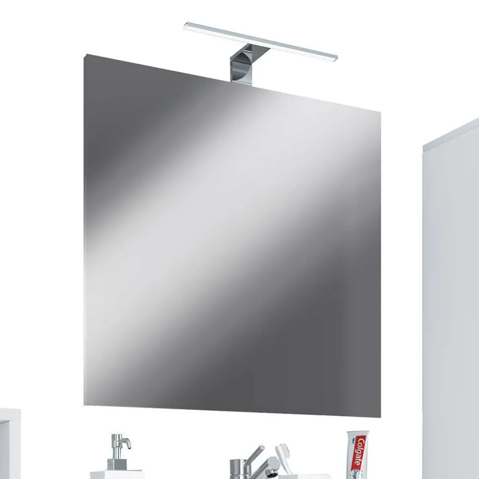 Badezimmermöbel Set in Weiß und Schwarz - Cranies (vierteilig)