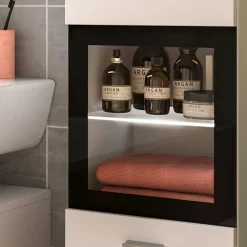 Badezimmermöbel-Kombi in Weiß - Harmone (vierteilig)