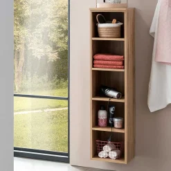 Badezimmerregal im Wildeiche Holz Look - Tofias