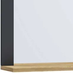 Badezimmerspiegel in Wildeiche Honig & Anthrazit - Effect