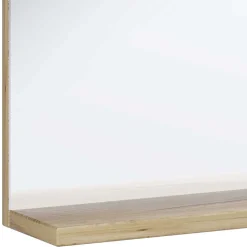 Badezimmerspiegel mit Ablage in Holzoptik - Luzern