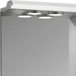 Badezimmerspiegel mit Seitenschrank und Ablage - Departo