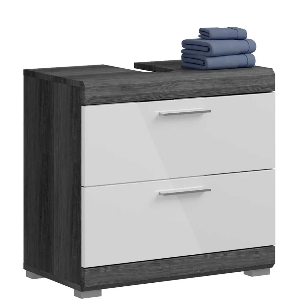 Badmöbel Hochschrank & Beckenschrank & Spiegel - Nancys (dreiteilig)