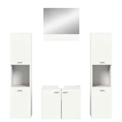 Badmöbel Kombination in Weiß - Harmone (vierteilig)