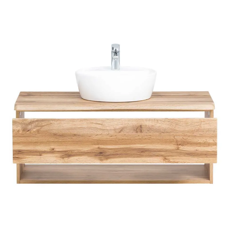 Badmöbel mit Baumkante Optik Set - Tofias (dreiteilig)