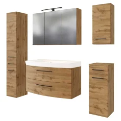 Badmöbel Programm Wildeiche - Arazony (fünfteilig)