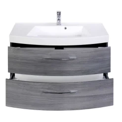 Badmöbel Set Darina in Eiche Grau (vierteilig)