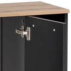 Badmöbel Set in Schwarz - Riguna (dreiteilig)