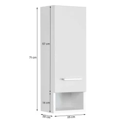 Badmöbel Set melaminbeschichtet - Girios (vierteilig)