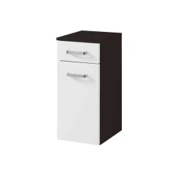 Badmöbel Set Tiamos in Weiß Hochglanz (fünfteilig)