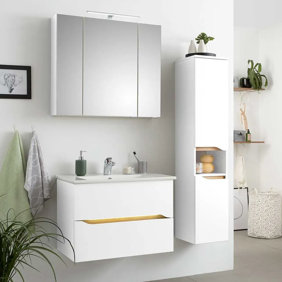 Badmöbelkombi hängend - Zenata (dreiteilig)